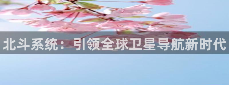 乐发ll500平台注册：北斗系统：引领全球卫星导航新时代