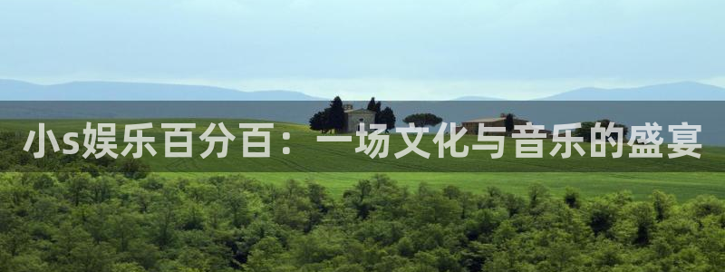 乐发ll500代理：小s娱乐百分百：一场文化与音乐的盛宴